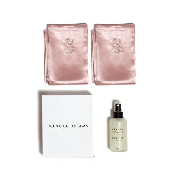 Manuka Dreams - Twin Dreams - Set of two Pure Silk Pillowcases