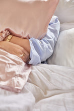 Load image into Gallery viewer, Manuka Dreams - The Signature Sleep Set With Scrunchies - One Pure Silk Pillowcase, One Manuka Lavender Sleep Mist &amp; Three Large Pure Silk Scrunchies
