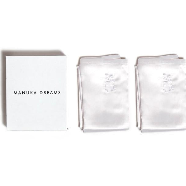 Manuka Dreams - Twin Dreams - Set of two Pure Silk Pillowcases