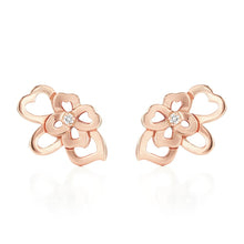 Load image into Gallery viewer, Sutcliffe&#39;s Summer Bloom transformable gold and diamond earrings
