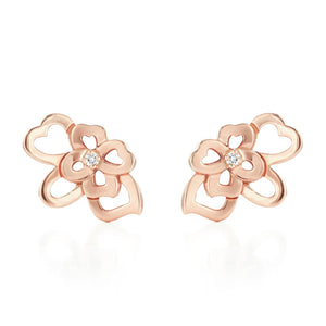 Sutcliffe's Summer Bloom transformable gold and diamond earrings