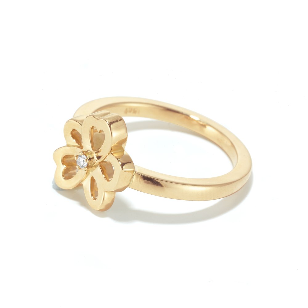 Sutcliffe's Botanist Gold and Diamond Ring