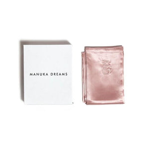 Manuka Dreams - Individual Silk Pillowcase - Blush Pink