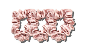 Manuka Dreams - Silk Scrunchie Heaven - Set of Three Large Pure Silk Scrunchies