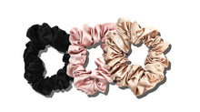 Load image into Gallery viewer, Manuka Dreams - Silk Scrunchie Heaven - Set of Three Large Pure Silk Scrunchies
