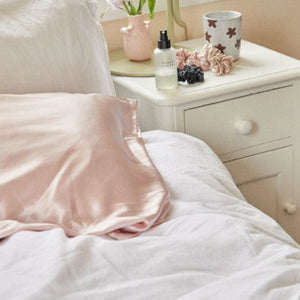 Manuka Dreams - Individual Silk Pillowcase - Blush Pink