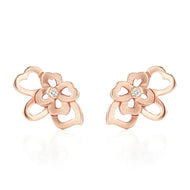 Sutcliffe's Summer Bloom transformable gold and diamond earrings