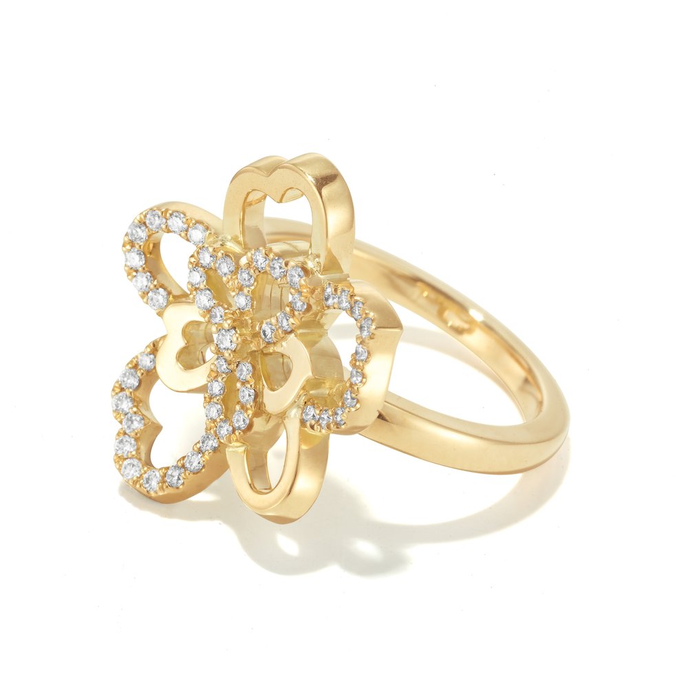 Sutcliffe's Adorata gold and diamond ring