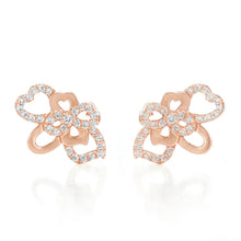 Load image into Gallery viewer, Sutcliffe&#39;s Bouquet Transformable gold and diamond earrings
