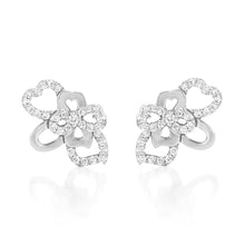 Load image into Gallery viewer, Sutcliffe&#39;s Bouquet Transformable gold and diamond earrings
