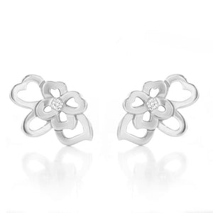 Sutcliffe's Summer Bloom transformable gold and diamond earrings