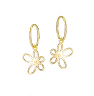 Sutcliffe Blossom Sleeper Earrings in 9ct yellow gold