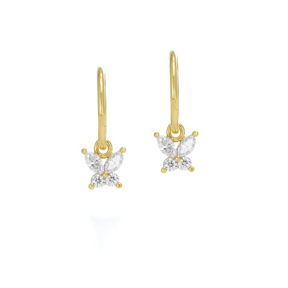 Sutcliffe Jewellery - Diamond Butterflies on Sleepers